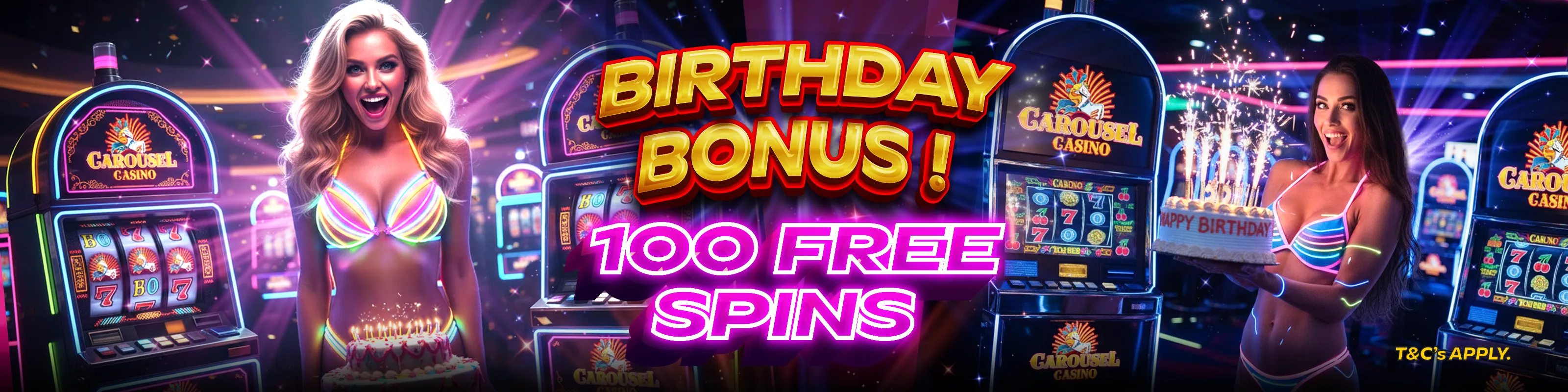Carousel Casino Birthday Bonus